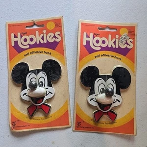 Hookies Disney Wall Hooks Set Of 2 Mickey Mouse Sealed - Picture 1 of 6