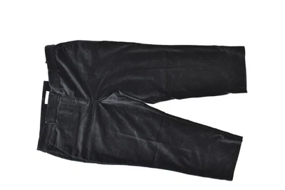 LOFT Ann Taylor Women's Pants Plus Size 18 The Rivera Slim Black Velvet - Image 1 of 4