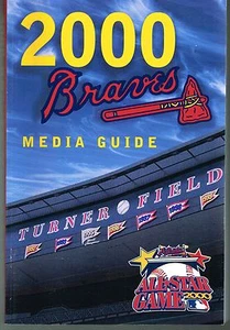 2000 Atlanta Braves MLB Baseball Media GUIDE - Picture 1 of 1