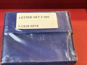 Groz 3 mm Buchstaben-Locher-Set (5/16") - Bild 1 von 2