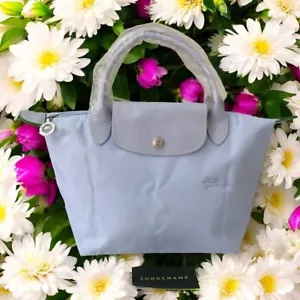 Longchamp Le Pliage SkyBlue Original Henkeltasche Tasche Outlet NEU #GBJ - Bild 1 von 9