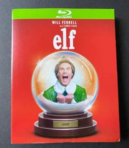 ELF Blu-Ray Will Ferrell Snow Globe Slipcover Christmas Movie Sealed - Picture 1 of 4