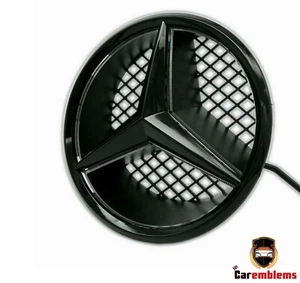 Mercedes -Benz LED Grille Star Emblem Gloss BLACK W204 W245 C180 PN- A2078880260 - Picture 1 of 13