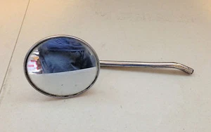 60's-70's Vtg. Honda Motorcycle HM Chrome 4" Round LH OEM Mirror, Made in Japan - Picture 1 of 5