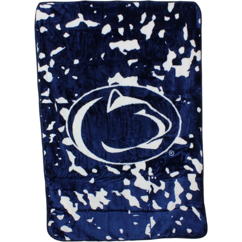Penn State Nittany Lions College Covers 63 x 86 Soft Raschel Plush Throw Blanket Cover