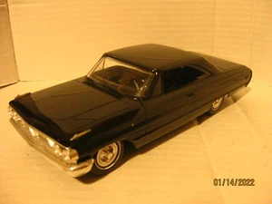 FORD GALAXIE 1964 2 PORTE HARDTOP SCALA 1/25 PROMO BY AMT --NERO EDIZIONE ORIGINALE - Foto 1 di 10