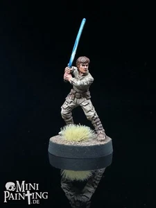 Star Wars Legion Luke Skywalker Tabletop Miniatur Geschenk Verrückt Bemalt CC11 - Bild 1 von 6