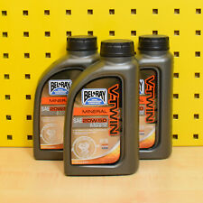 ( 10,50€/ L) Bel Ray V-Twin 20w50 3 Litro Aceite Mineral Buell Harley Davidson