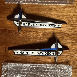 Harley Davidson Tank Emblems Vintage Style 1961-62 FL Eagle Iron Shooting Star - Picture 1 of 13