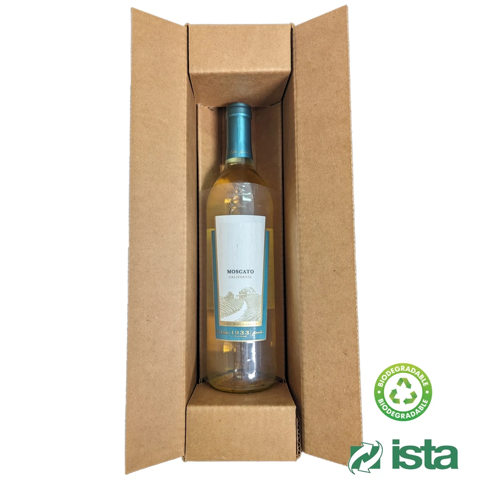 Single Wine Bottle Protective Packaging with Boxes - (5 Count Bundle) - Image 1 of 4