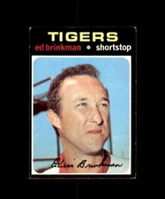 1971 TOPPS BASEBALL CARD DETROIT TIGERS  #389 ED BRINKMAN