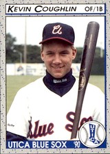 1990 Utica Blue Sox Pucko #1 Kevin Coughlin Clarksburg Maryland MD Baseball Card
