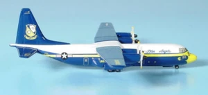 Herpa Wings 1:500 Blue Angels C-130 Hercules (langer Rumpf) prod ID 510851 - Bild 1 von 2