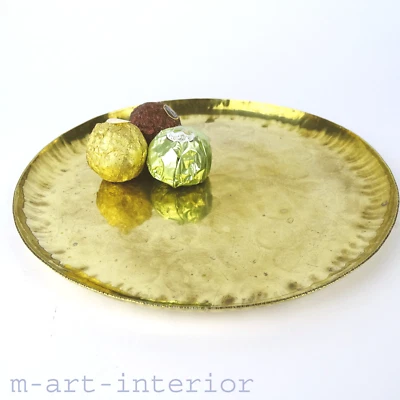 Art Deco, Schale, Tablett, Messing getrieben, Vereinigten Werkstätten, München - Bild 1 von 4