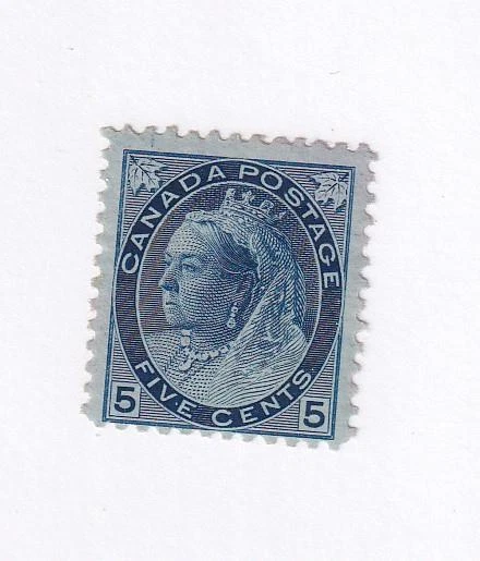 CANADA # 79b FVF-MNH 5cts NUMERAL ISSUE  CAT VALUE $450 - Image 1 of 1