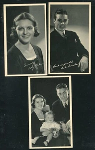 Tarjetas promocionales de radio telenovela "Bob y Betty" Drake años 30 - Imagen 1 de 3