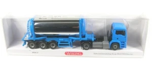 Man Tgs C Tank Container Semitrailer Swap (Sky Blue) 1:87 WIKING - Picture 1 of 1