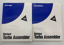 Borland Turbo Assembler 4.0 Handbücher User Guide Quick Reference English