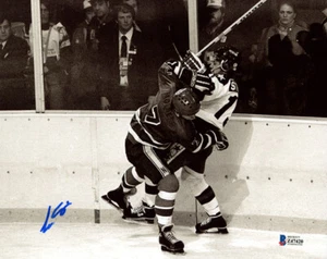 ERIC STROBEL SIGNED AUTOGRAPHED 8x10 PHOTO 1980 OLYMPIC GOLD HOCKEY BECKETT BAS - Picture 1 of 2