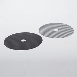CD DVD Stabilisator Kohlefaser 0,2mm Tuningmatte Disc Stabilisator Top Tray FFG Pad - Bild 1 von 11