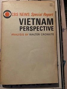Walter Cronkite / CBS News Special Report Vietnam Perspective First Edition 1965 - Imagen 1 de 5