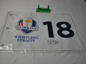 STEVE STRICKER SIGNED AUTOGRAPHED RYDER CUP FLAG 2020 WHISTLING STRAITS No COA - Picture 1 of 3
