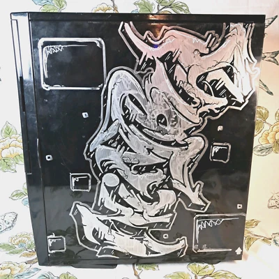 Ultra Aluminus Mid Tower PC Case Only *Custom Art Graphic* Legacy Build Chassis - Image 1 of 4