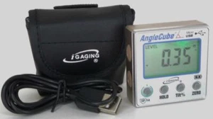 Cubo digital iGaging nivel 4 en 1, salida de datos USB recargable, torpedo retroiluminado - Imagen 1 de 4