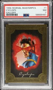 1996 Marvel Masterpieces Cyclops Gallery #1 PSA 7 - Picture 1 of 2