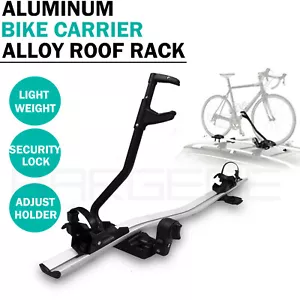 Aluminium Alloy Roof Rack Mounted Frame Holding Lockable Bike Bicycle Carrier Sv - Picture 1 of 8