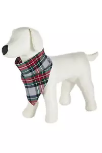 Famiglia PJs Bandana Sciarpa per Animali Stewart Plaid Cane Gatto Piccolo Medio S/m - Foto 1 di 1