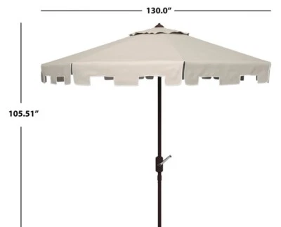 Safavieh ZIMMERMAN 11FT MARKET UMBRELLA, Reduced Price 2172737114 PAT8100C - Image 1 of 4