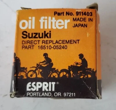 Filtro de óleo Suzuki EQUIVALENTE 16510-05240 Esprit DR100 DR SP SP100 100  - Imagem 1 de 4