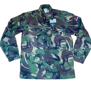 Dutch Military Camo Field Jacket DPM Army Shirt MADE IN HOLLAND - Picture 1 of 9