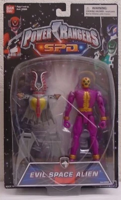 Power Rangers S.P.D. Evil Space Alien Krybot Oro Púrpura SPD 5" Bandai Saban Foto 1 de 2