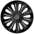 4x14" Wheel trims wheel covers for Citroen C1 black matt 14"