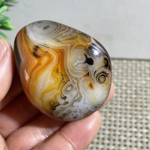 50g Crazy Lace SILK Banded Agate Polished Crystal Tumbled Stone Madagascar - Picture 1 of 7