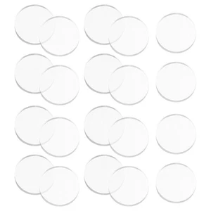  Protector de alfombrilla antideslizante para mesa de vidrio de 25 piezas parachoques transparentes para muebles - Imagen 1 de 9