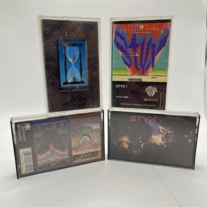 4 Styx Cassette Tapes Kilroy Was Here, 1, Paradise Theater, Edge Of The Century - Bild 1 von 17
