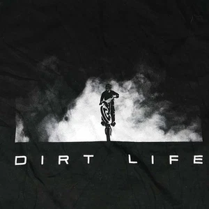 Camiseta negra de motocross para niños Dirt Life talla grande 11/12 Port & Co - Imagen 1 de 3