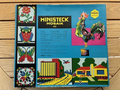 Ministeck Mosaik 410 Prestofix Steckspiel - aus den 70 ger Jahren - Bild 1 von 2