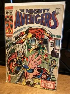 The Mighty Avengers 66 1st Mention Adamantium 1st Appearance Silver Age 1969 - Bild 1 von 5