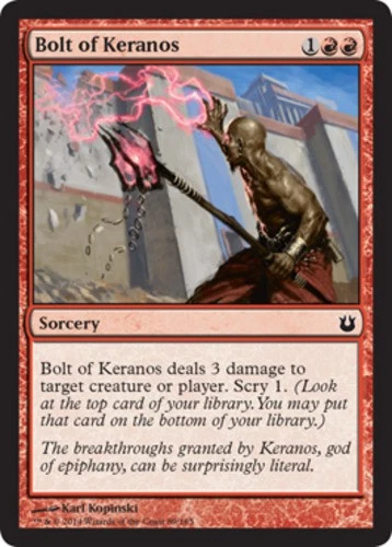 Bolt of Keranos - Born of the Gods #89/165 MTG Magic The Gathering - Image 1 of 1