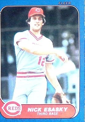 1986 Fleer #177 Nick Esasky - Image 1 of 2