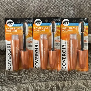 Lot Of 3 - Covergirl Lash Blast Volume Waterproof 825 Very Black - Picture 1 of 3