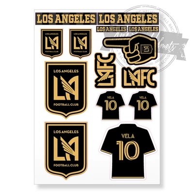 Los Angeles Football Club MLS Soccer A4 Printed Vinyl Decal Sticker High Quality - Image 1 of 4