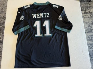 Carson Wentz Philadelphia Eagles Nike On Field Football Jersey Size XL - Picture 1 of 8