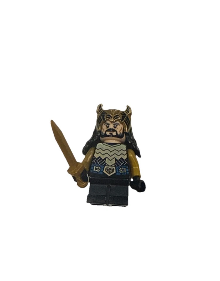 Минифигурка LEGO Hobbit Thorin Oakenshield золотая броня и корона, Lor106 - Изображение 1 из 3
