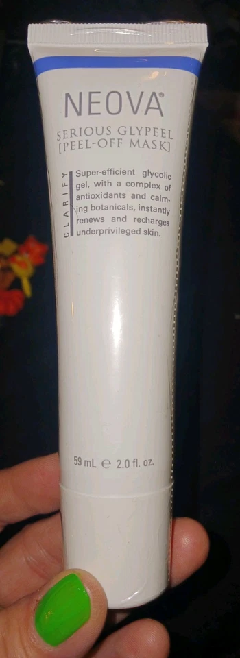 NEOVA Serious Glypeel Peel Off Mask 2.0fl.oz. New Sealed No Box - Image 1 of 1