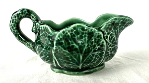Vintage Cabbage Leaf Creamer, Gravy Boat-England Shorter & Son, Free Ship - Picture 1 of 11